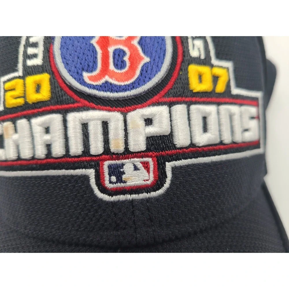 Boston Red Sox 2007 World Series Champions New Era Flex‎ Fitted OSFM Hat Cap MLB